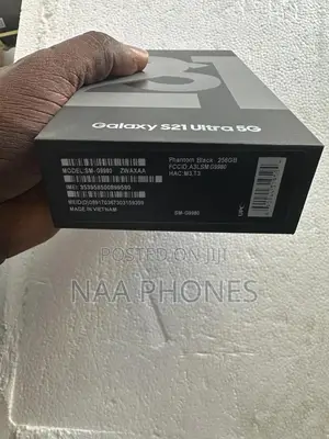 New Samsung Galaxy S21 Ultra 5G 256 GB Black