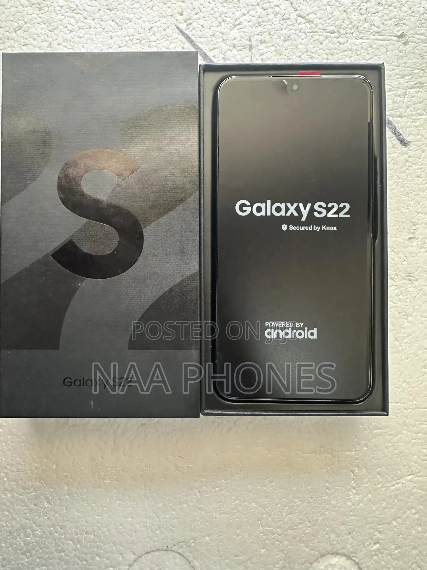 New Samsung Galaxy S22 5G 256 GB Black