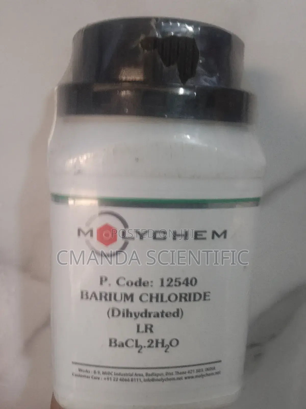 Barium Chloride 500g(Bacl2.2h2o)