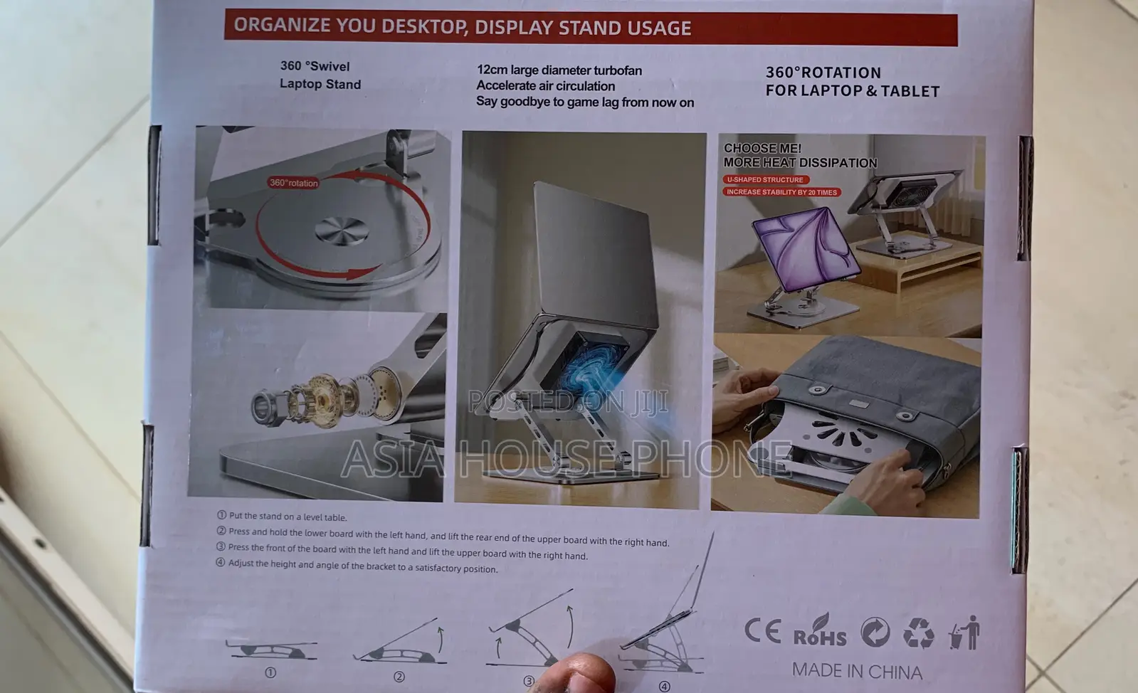 Laptop Stand With Fan