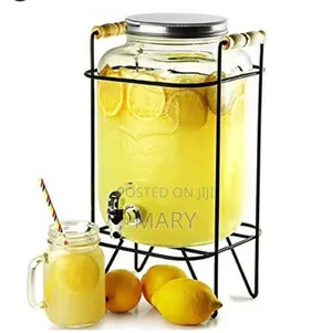 Glass Jar Dispenser With Stand