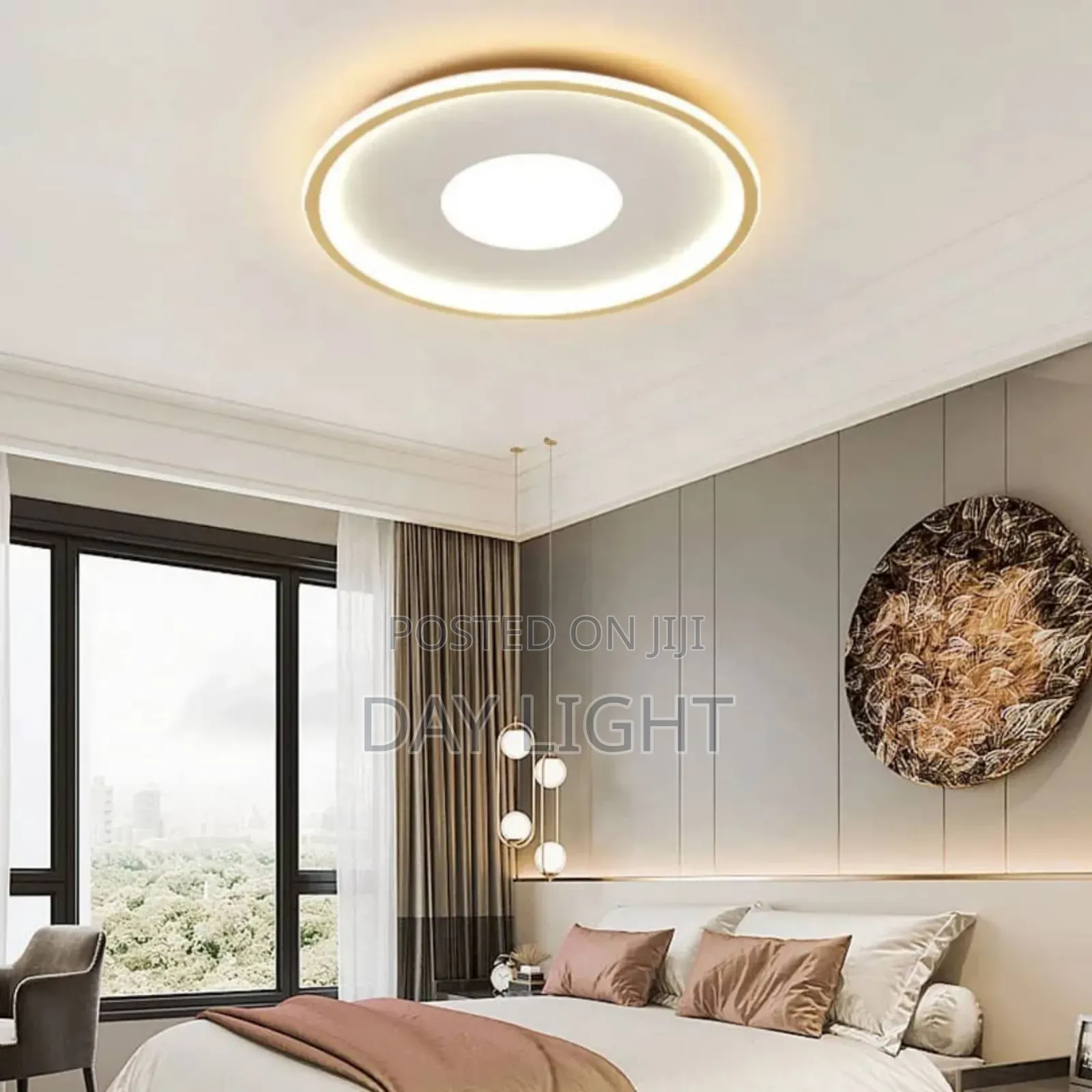 Golden Modern Ceiling Light