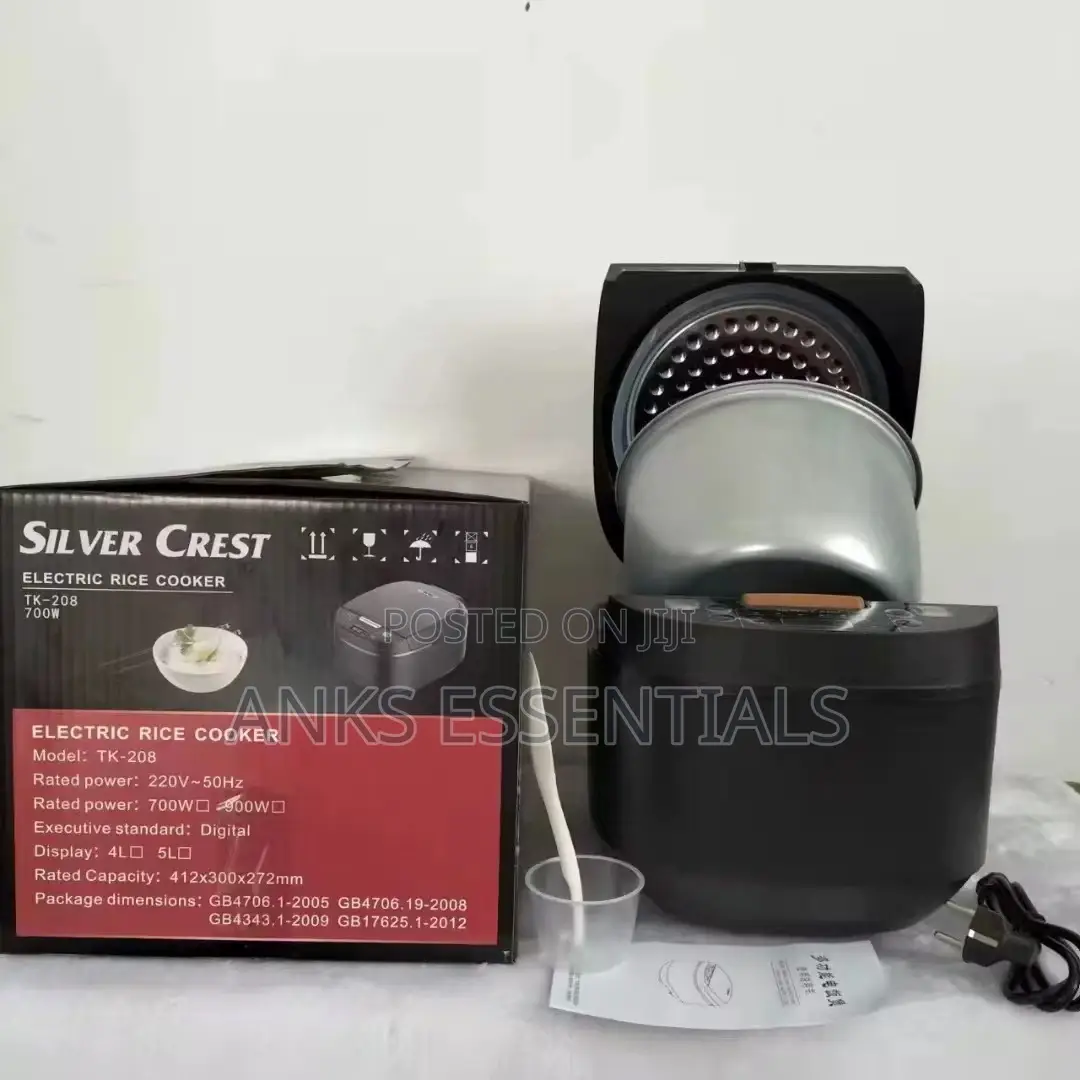 Silver Crest 5l Rice Cooker – Cook, Steam Keep War