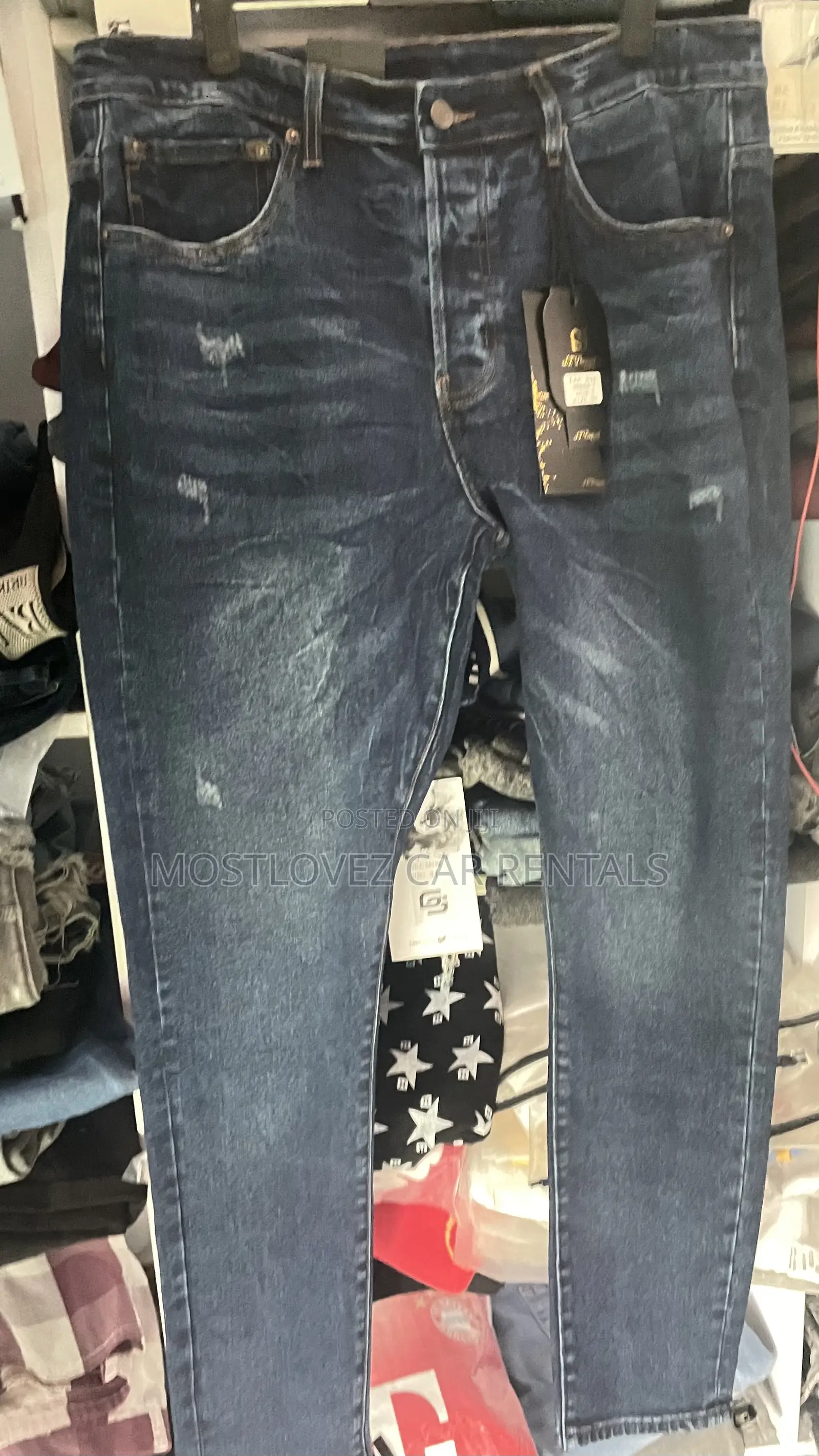 Plain Blue Jeans For Sale In Labadi