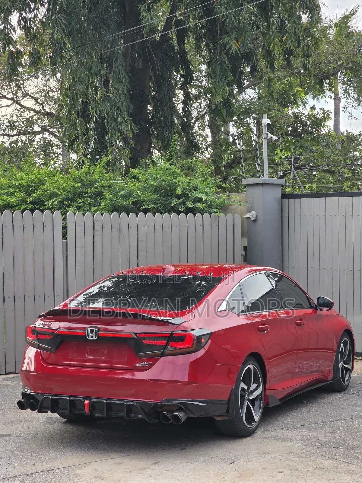 Honda Accord Sport 2.0T 2020 Red