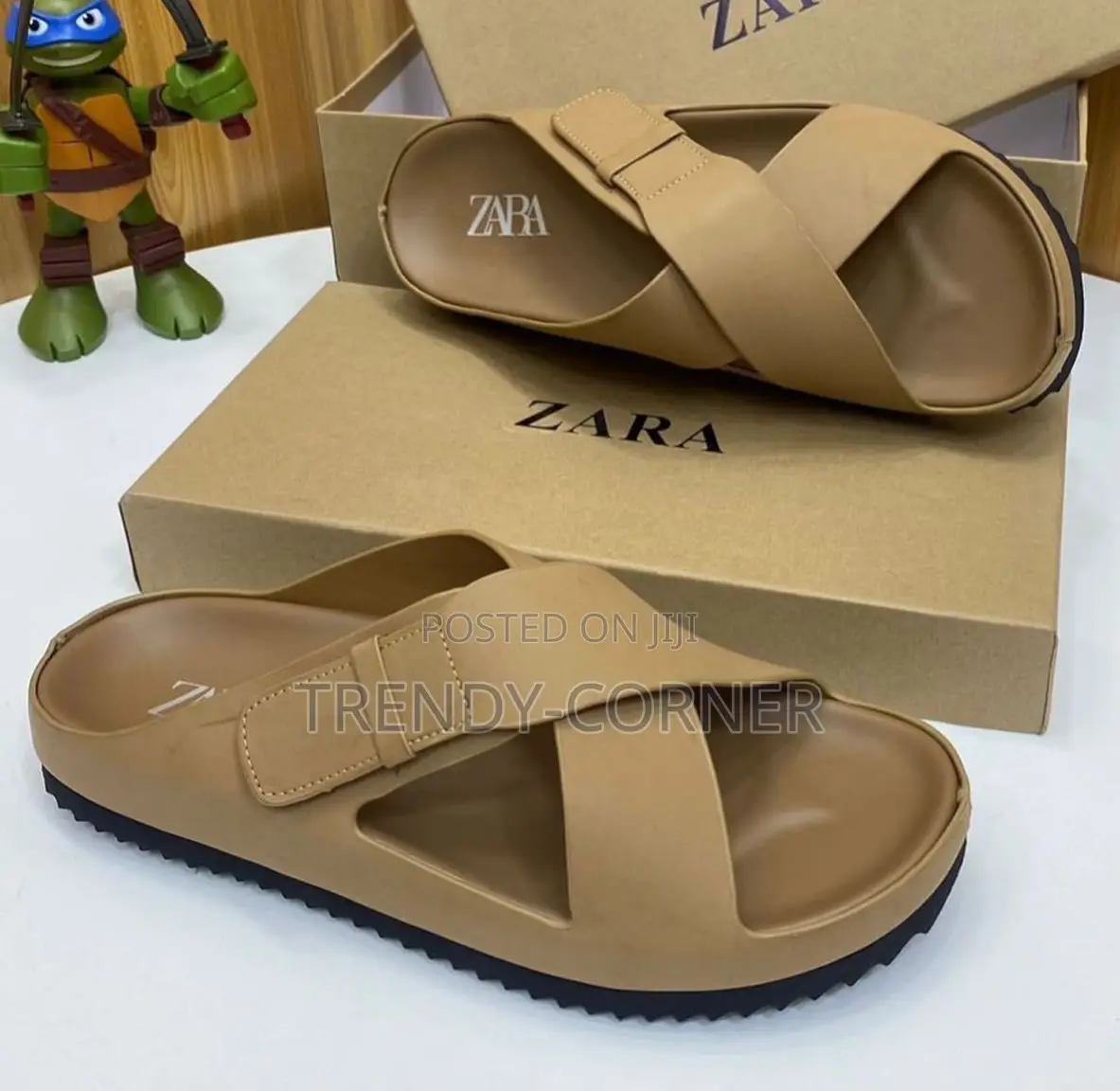 Zara Flat Sandals ( Crossed-Strap )