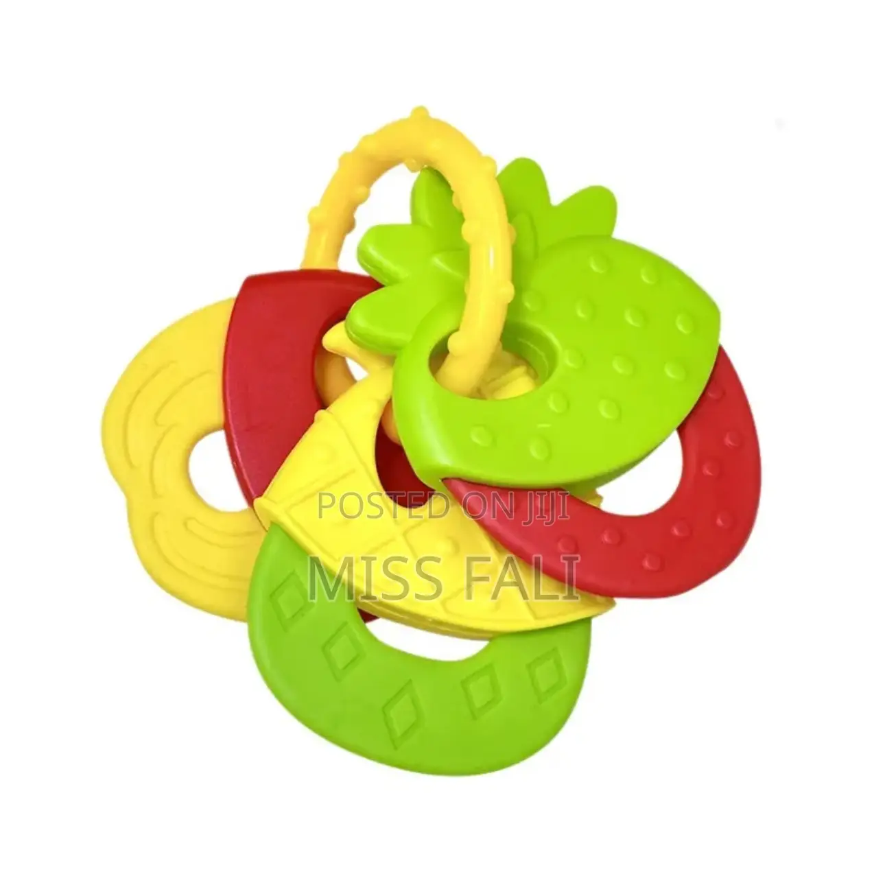 2-in-1 Baby Rattle and Teething Toy