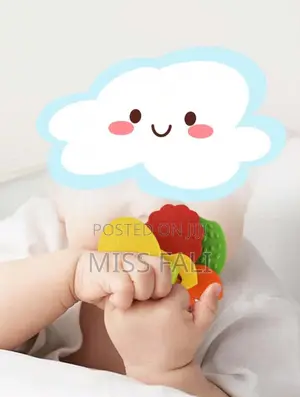 2-in-1 Baby Rattle and Teething Toy