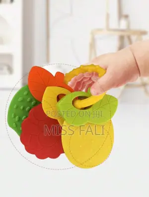 2-in-1 Baby Rattle and Teething Toy