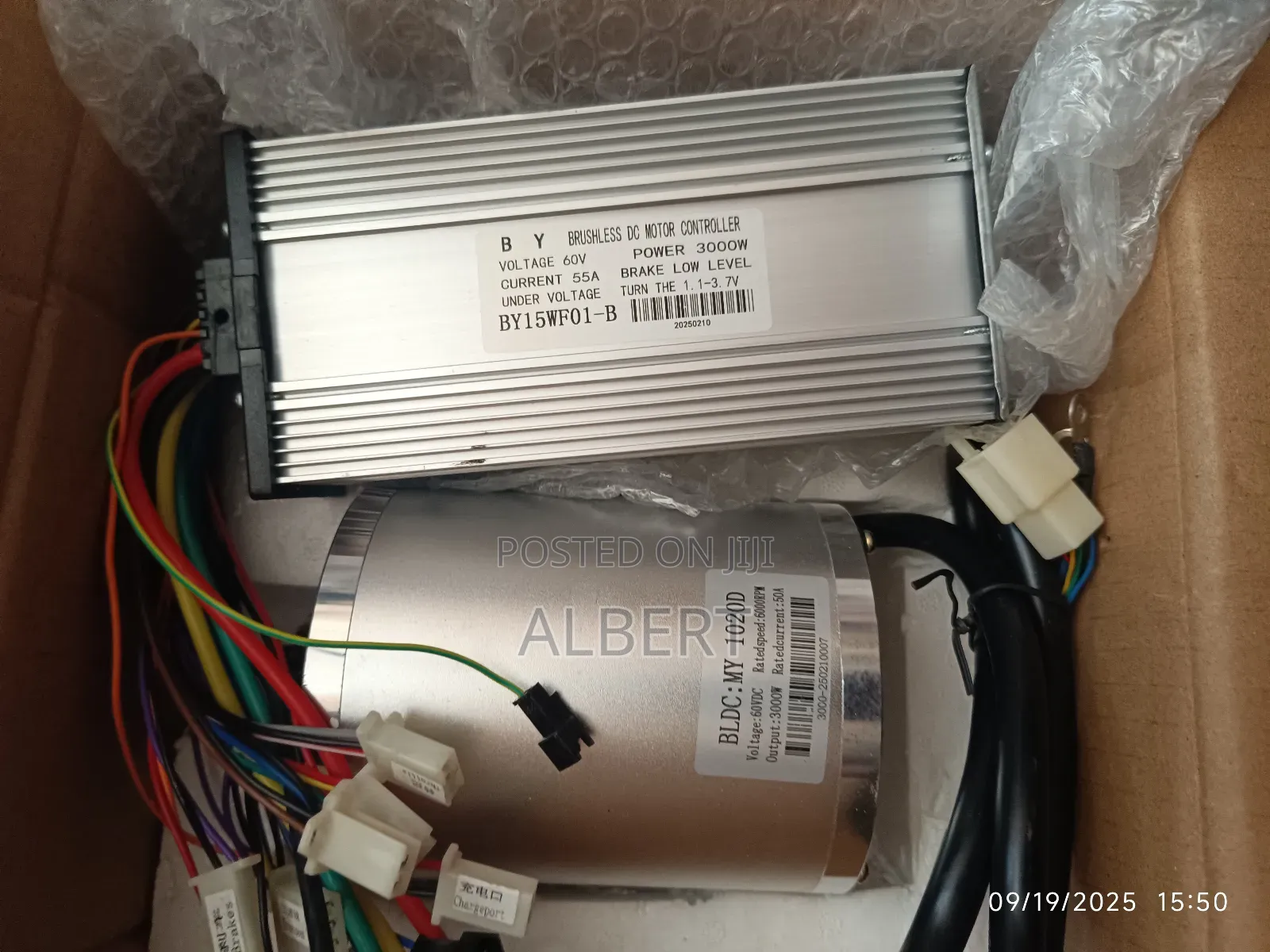 2000w Dc Motor And Controller With Throttle