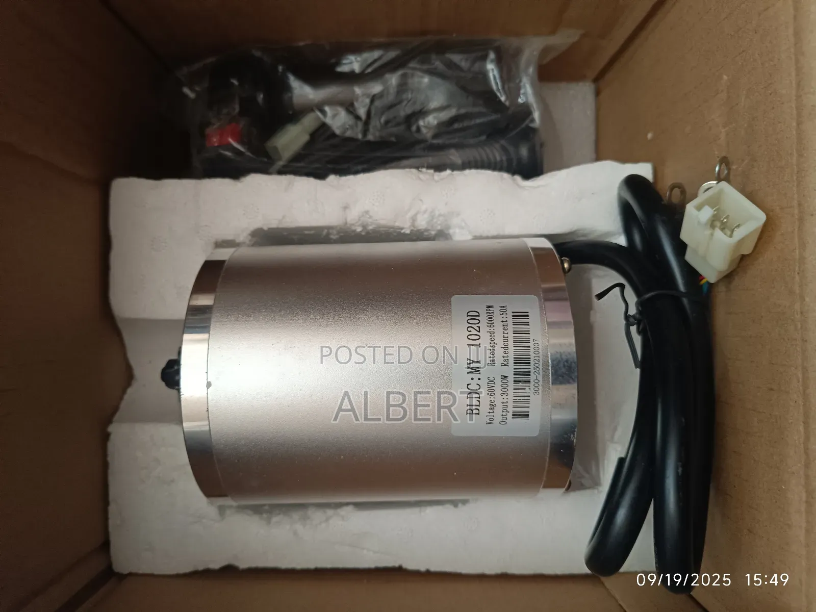 2000w Dc Motor And Controller With Throttle