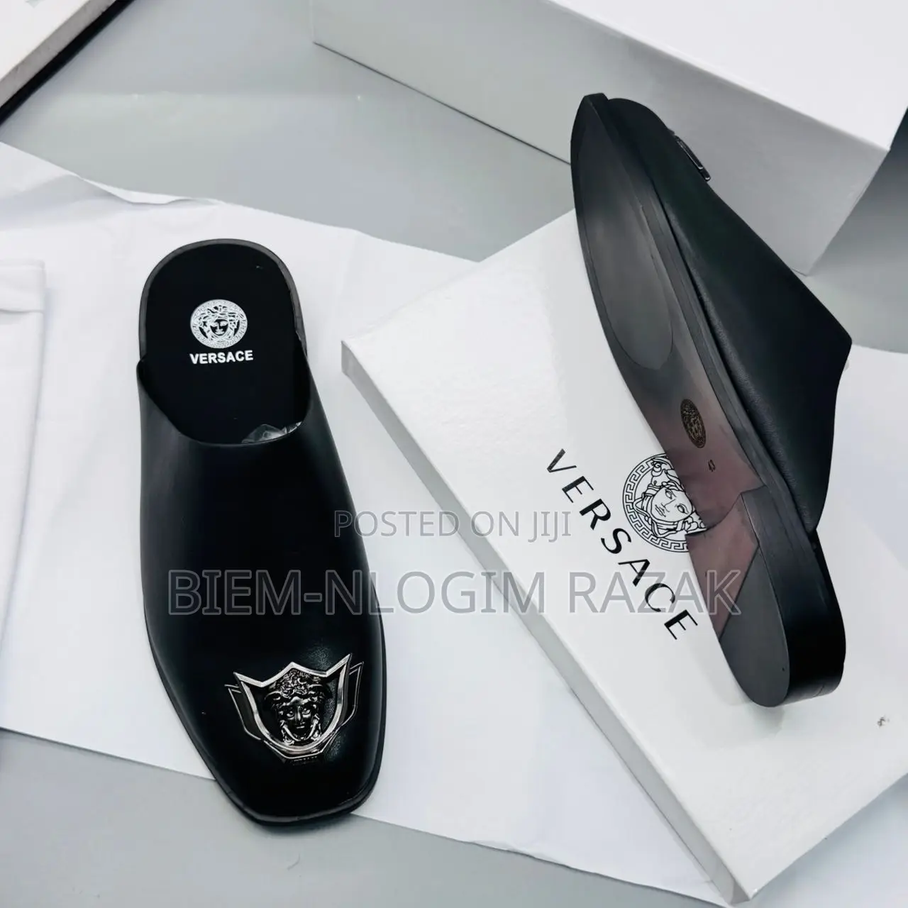 High Quality Versace N Gucci Half Shoes Available In Stock