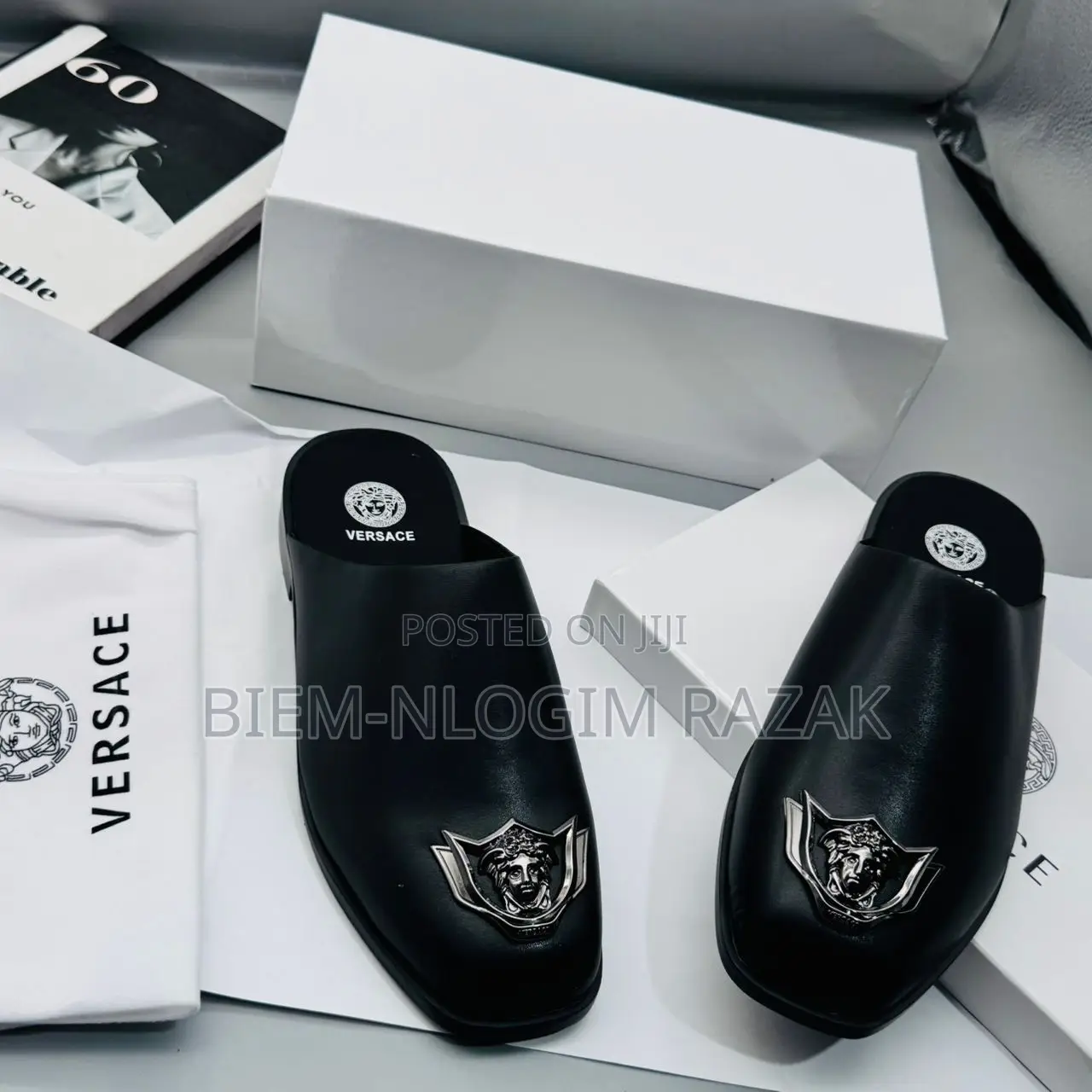 High Quality Versace N Gucci Half Shoes Available In Stock