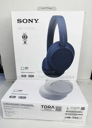 Sony Wh-Ch720n Wireless Over-Ear Headphones - Black