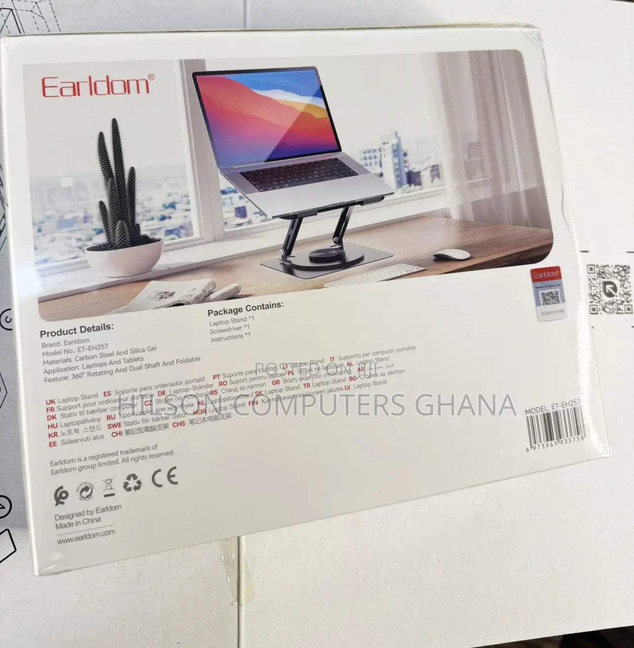 Adjustable Laptop Stand Earldom Eh-257