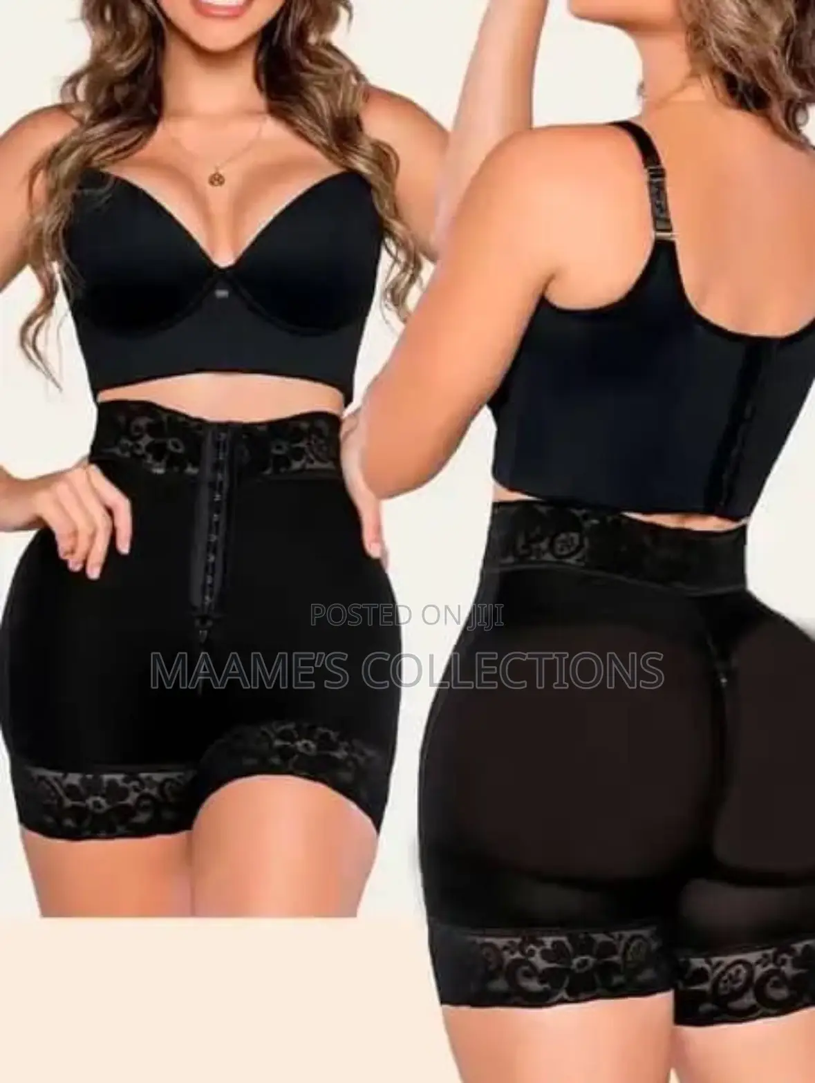 Fiorella Shapewear Powernet Butt Lifter High Waist Shorts for Women