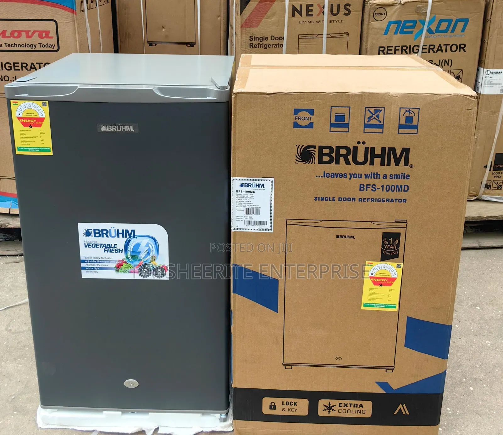 Bruhm Table Top Fridge Ghc1500