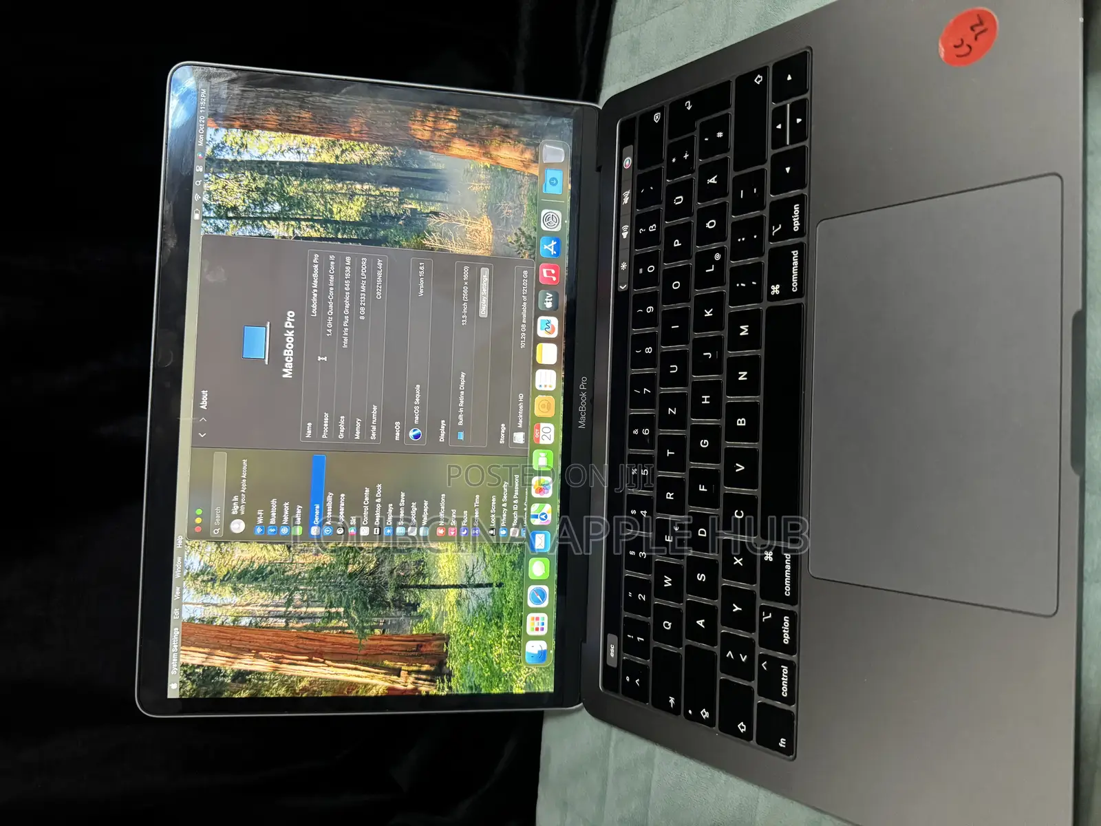 Laptop Apple MacBook Pro 2019 8GB Intel Core i5 SSD 128GB