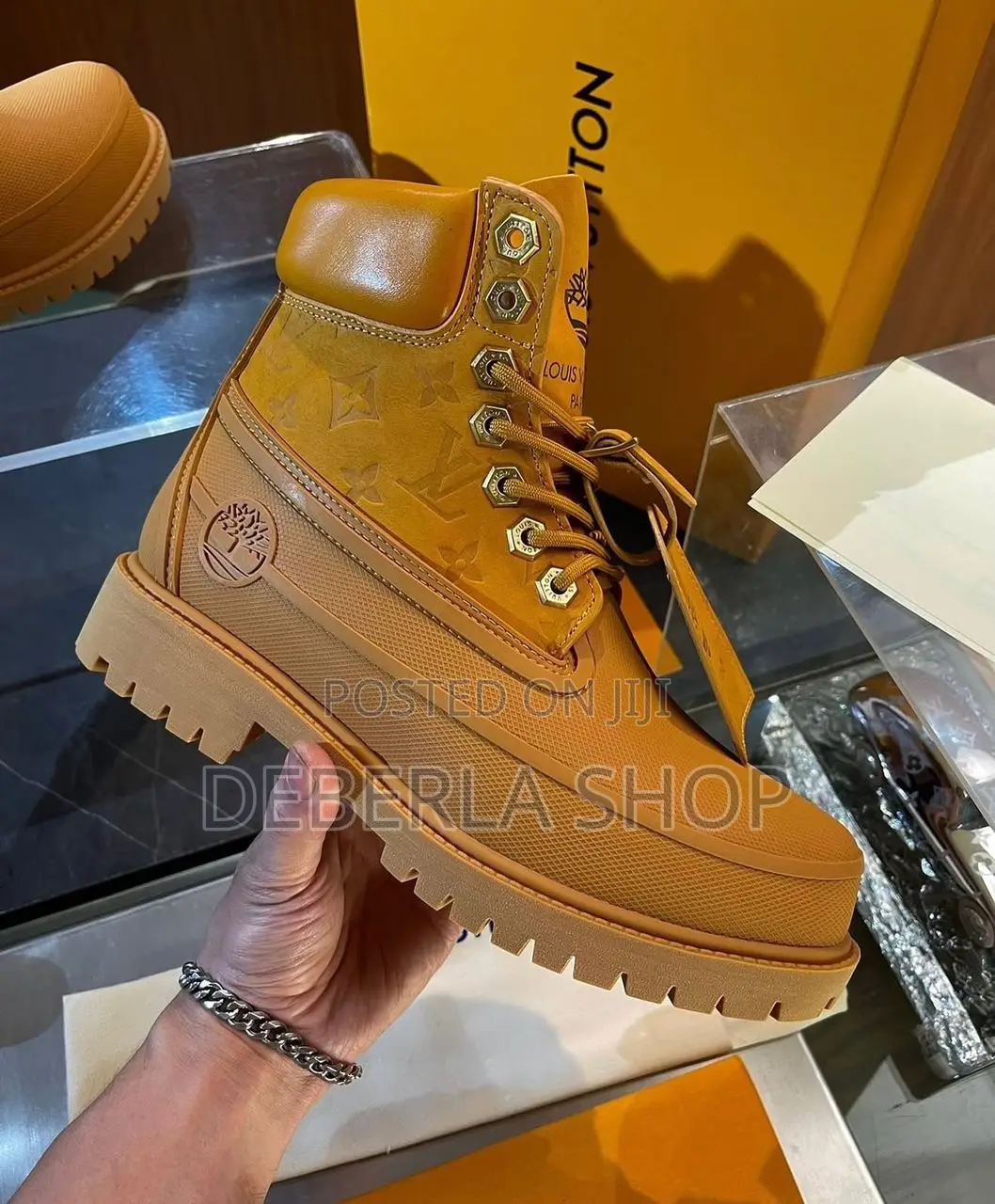 Timberland X Louis Vuitton Boots for Men/ Black, Brown, Army Green