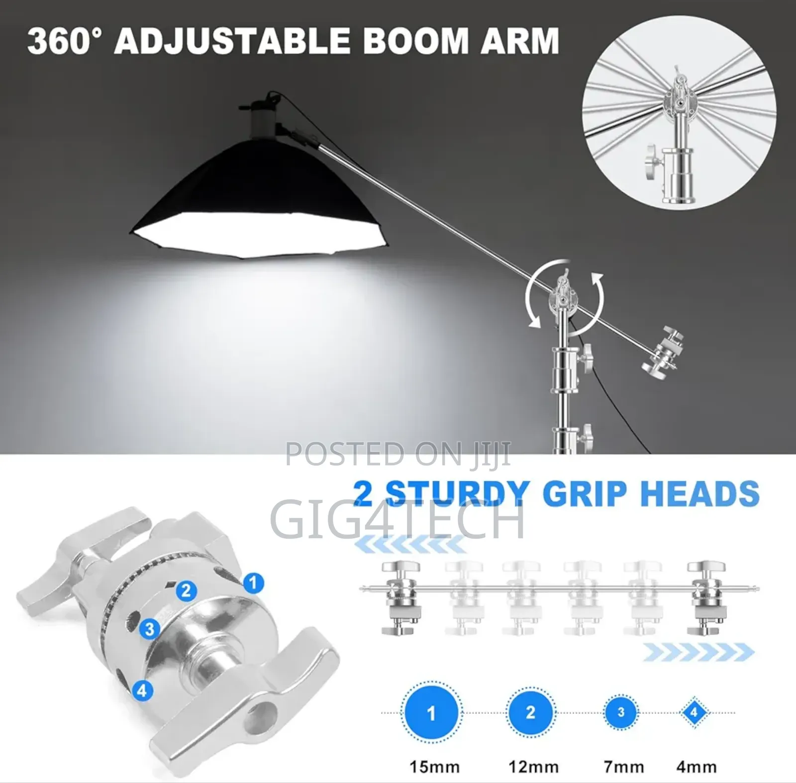 C Stand For Studio Light Photography And Videography Accessories 20kg
