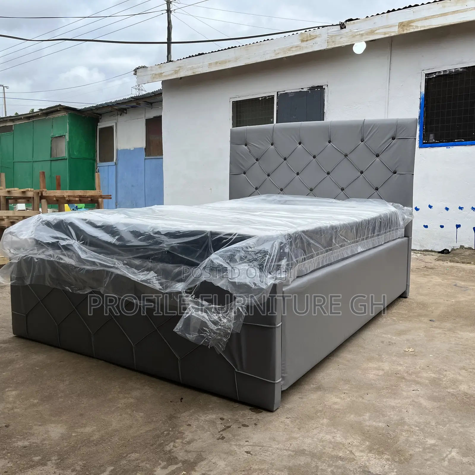 Double Bedframe With Double Mattress Available