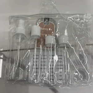 7pcs Portable Travel Size Liquid Cosmetic Container Bottle Set