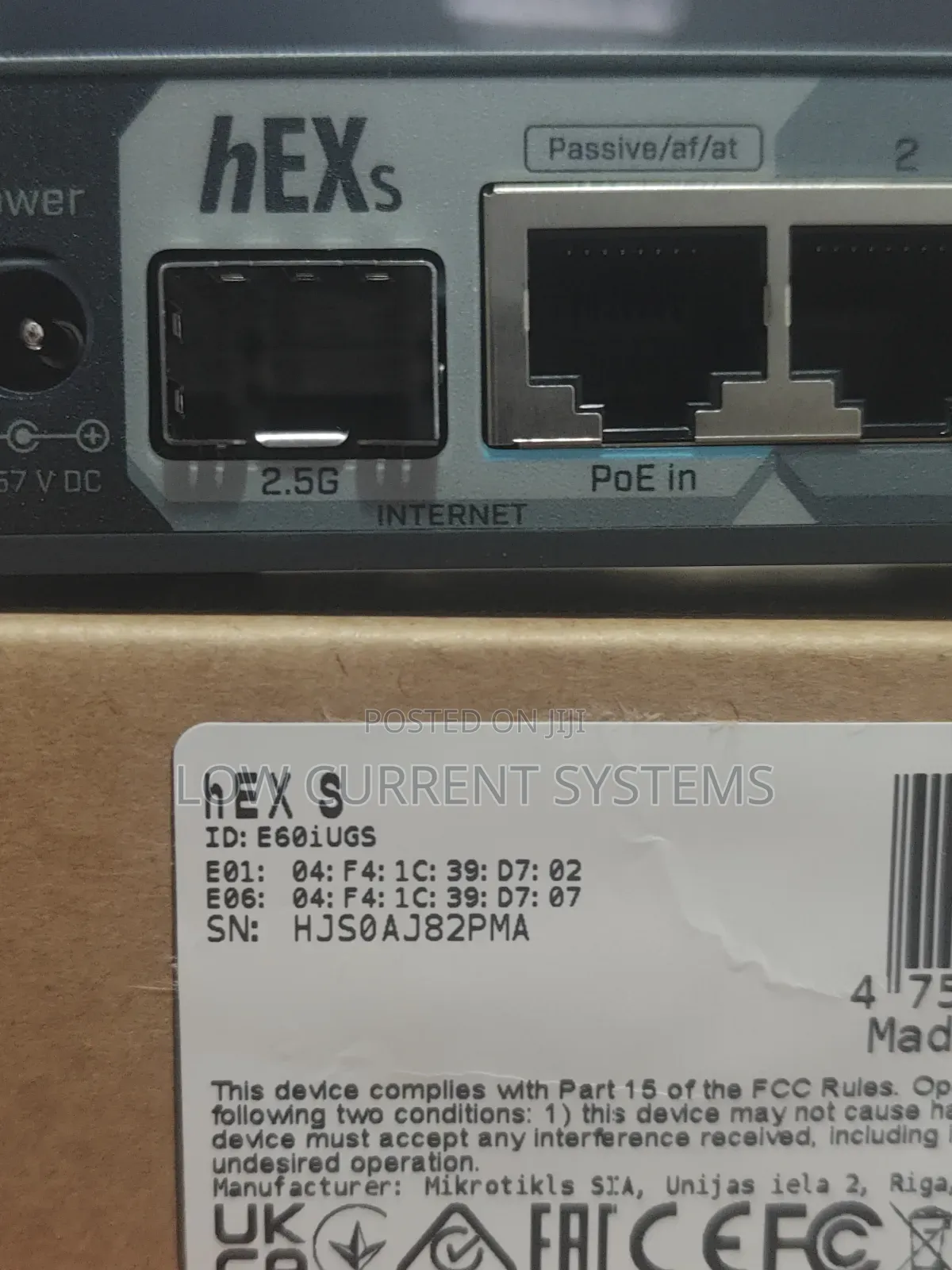 Mikrotik Hex S 2025 New Hex Series 2.5g SFP Router Board Mikrotik