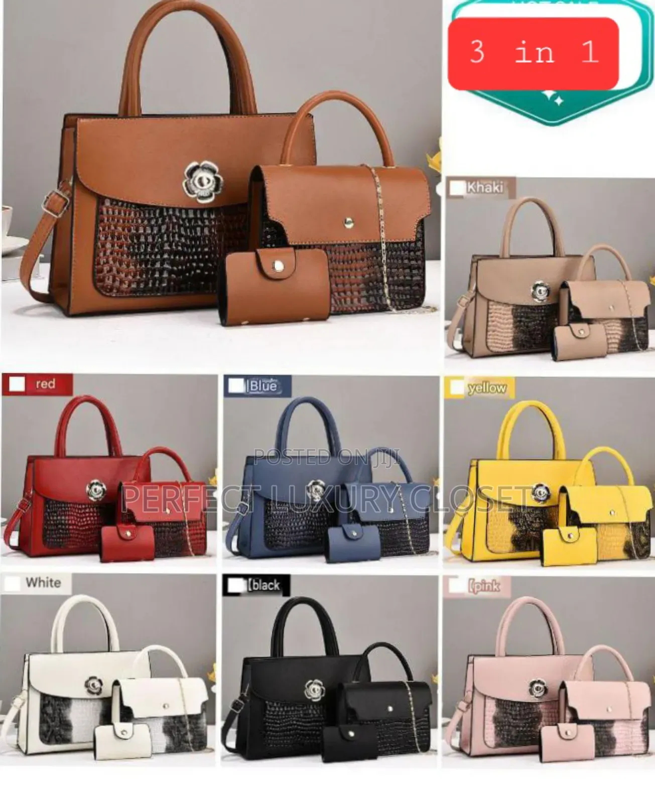 Quality 3in1 Ladies Bags