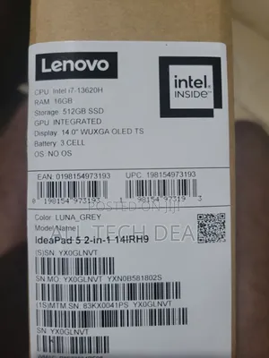 New Lenovo IdeaPad 5 Slim 13th Gen i7 16GB Intel Core i7 SSD 512GB