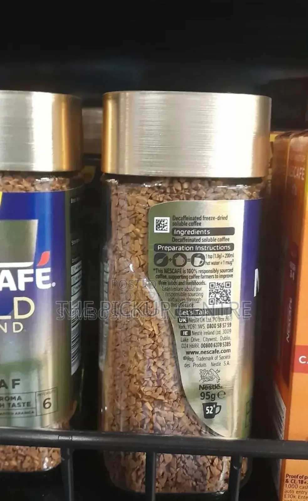 Nescafe Gold Blend Decaf 95g