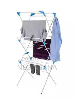 3-Tier Indoor Outdoor Portable Clothes Drying Rack. Ghx4856