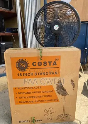 Cool Comfort Anytime - Use Costa Standing Fan