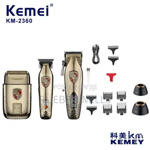 Elegant Complete Set Cordless Hair Clipper Barbering Shaving Machine