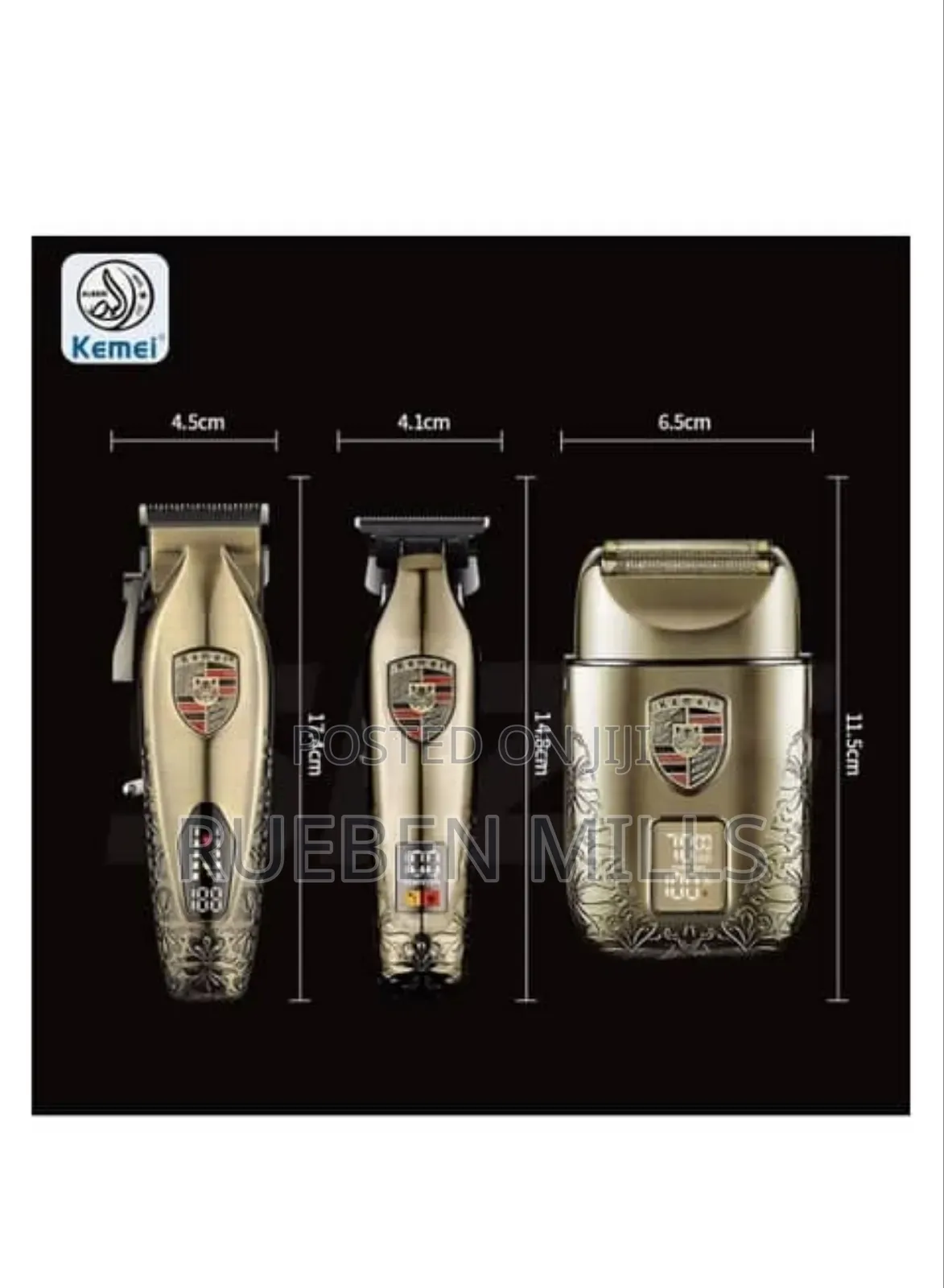 Kemei Km-2360 Hot Sale Three in One Set Electric Barbering Machine