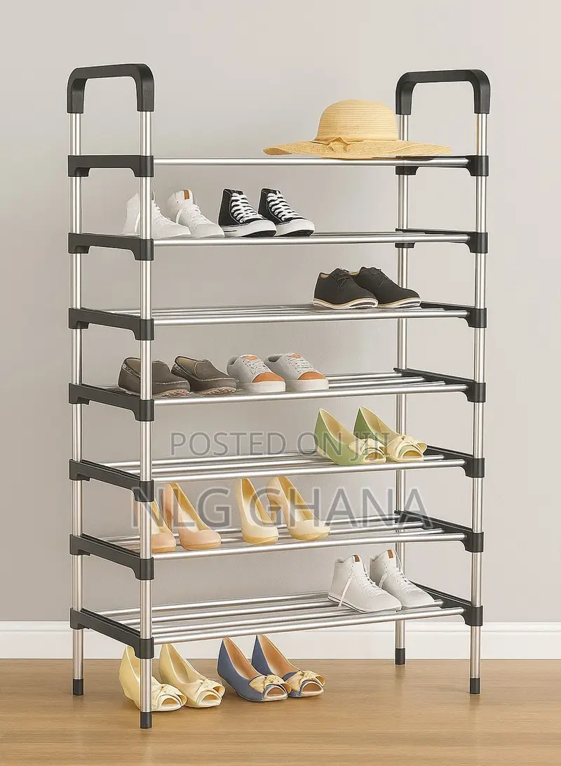 6-Layer Lightweight Shoe Rack Organizer for Shoes Hats. Ghx3653