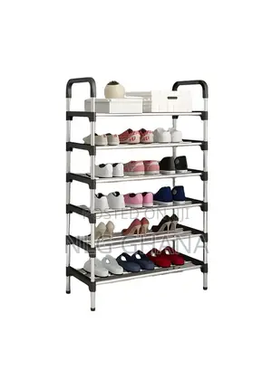 6-Layer Lightweight Shoe Rack Organizer for Shoes Hats. Ghx3653