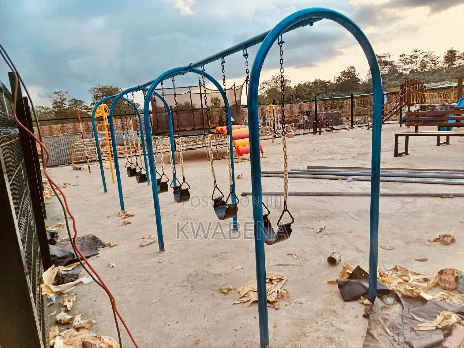 Six Seat Swing Set