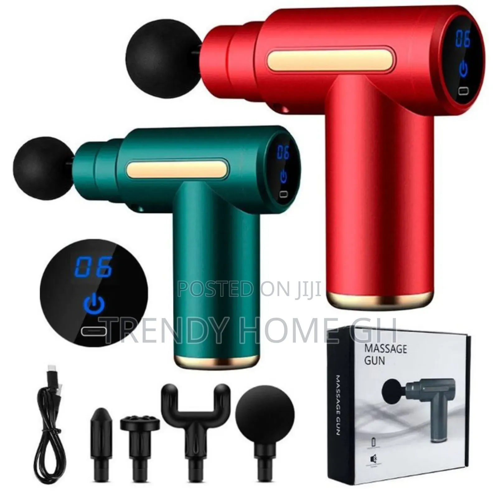 Rechargeable Deep Tissue Massage Gun Relieve Pain Relax Muscles