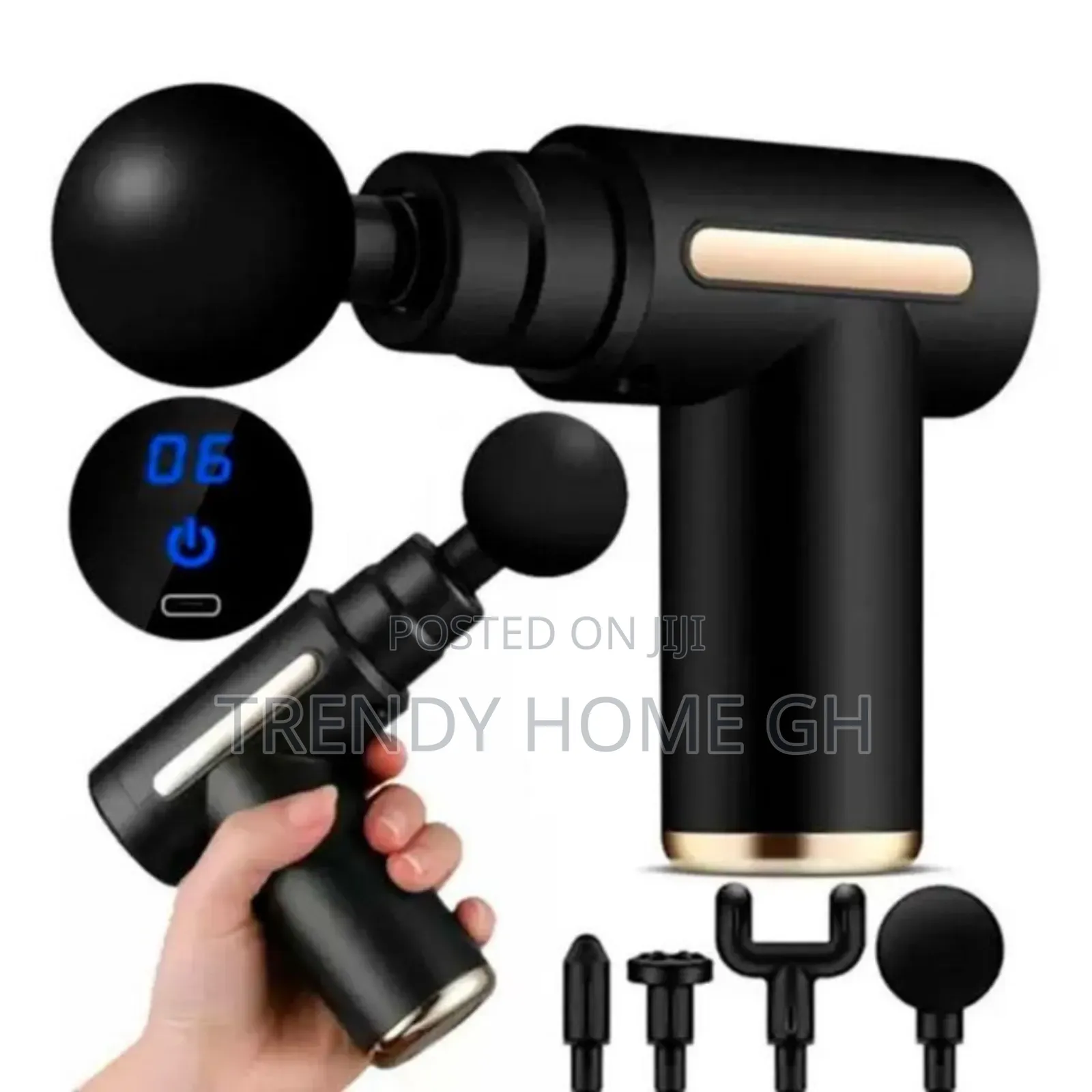 Rechargeable Deep Tissue Massage Gun Relieve Pain Relax Muscles