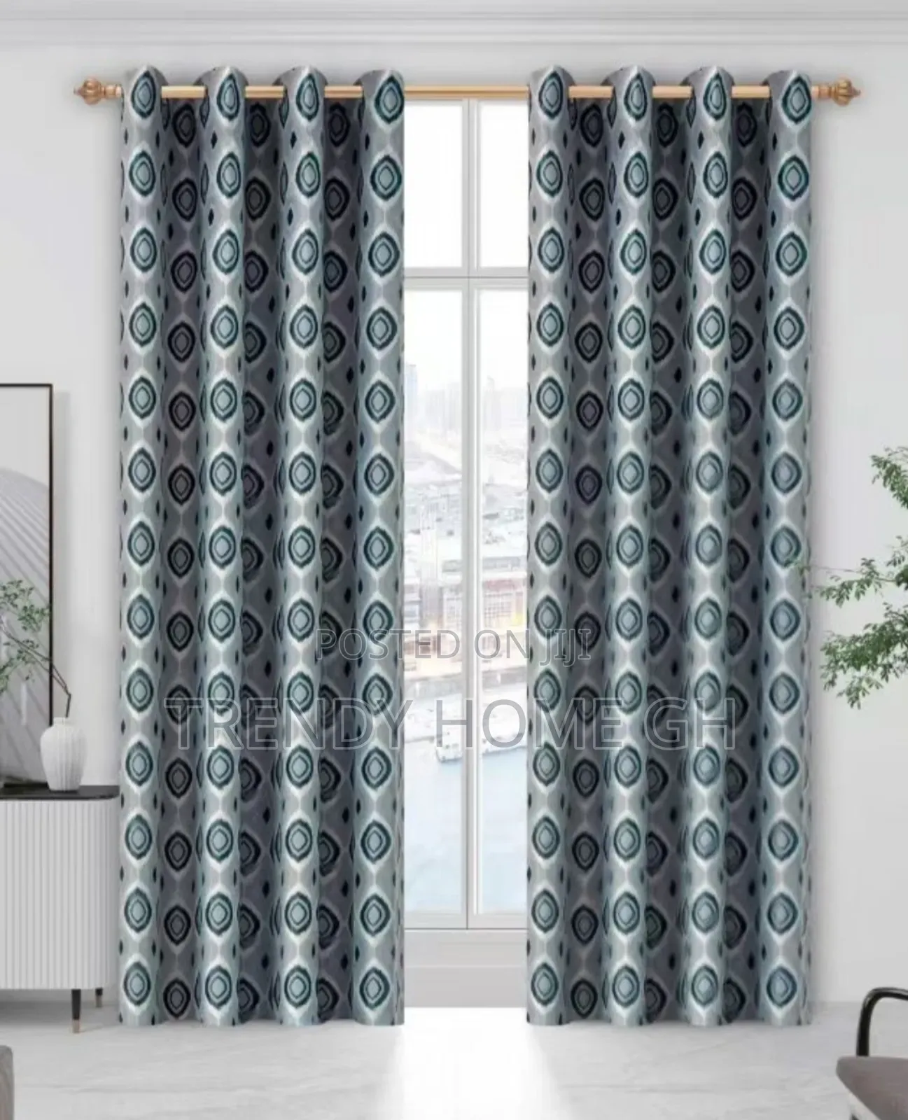2in1 Pure Cotton Curtains