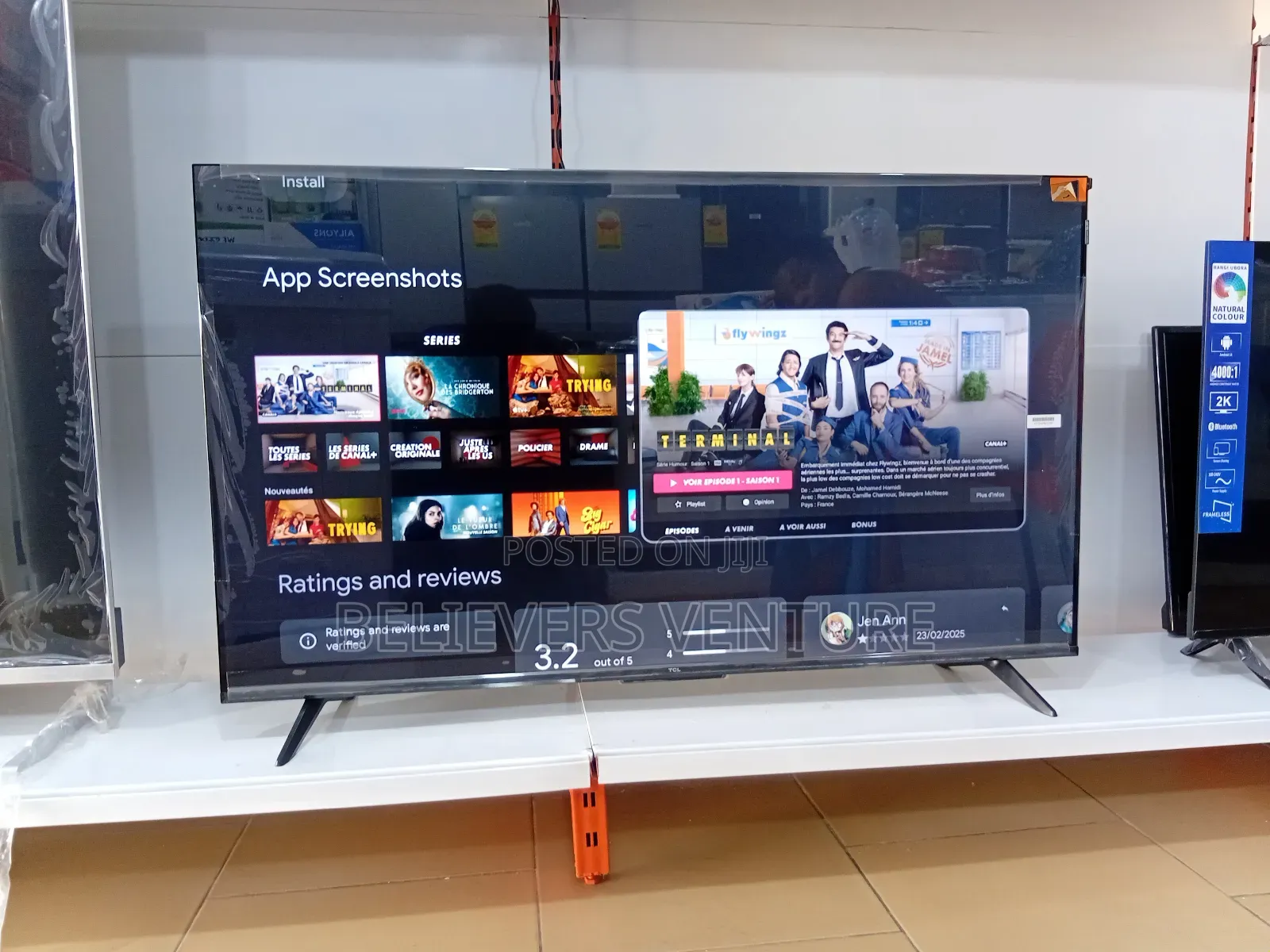 Operating System Google Tv the All New TCL Smart TVS 43inches Qled Tv