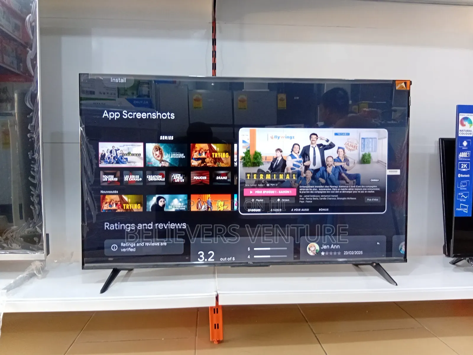 Operating System Google Tv the All New TCL Smart TVS 43inches Qled Tv