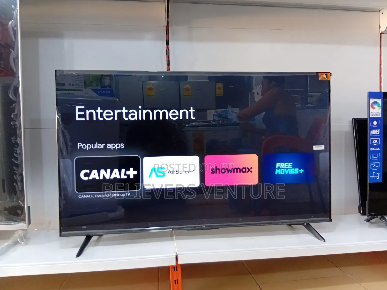 Smart Way TCL Google Tv Qled Display Uhd Available Now 43inches