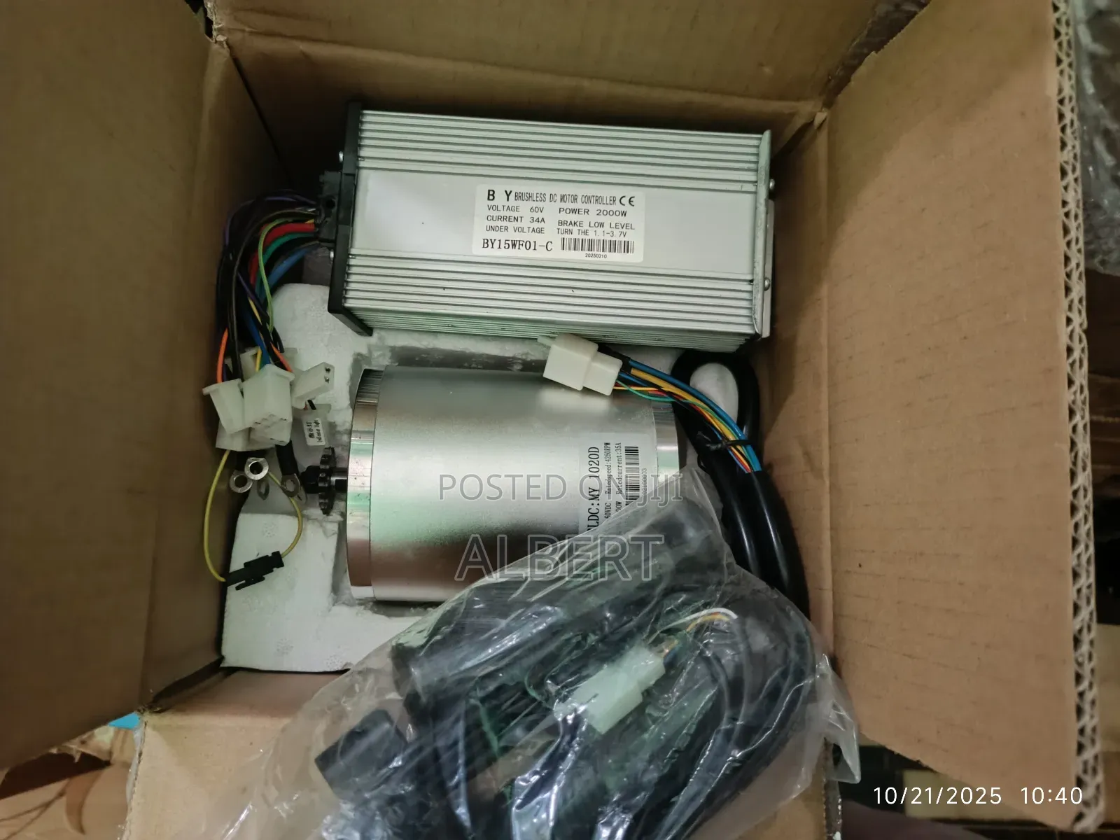 2000w Dc Motor And Controller With Throttle