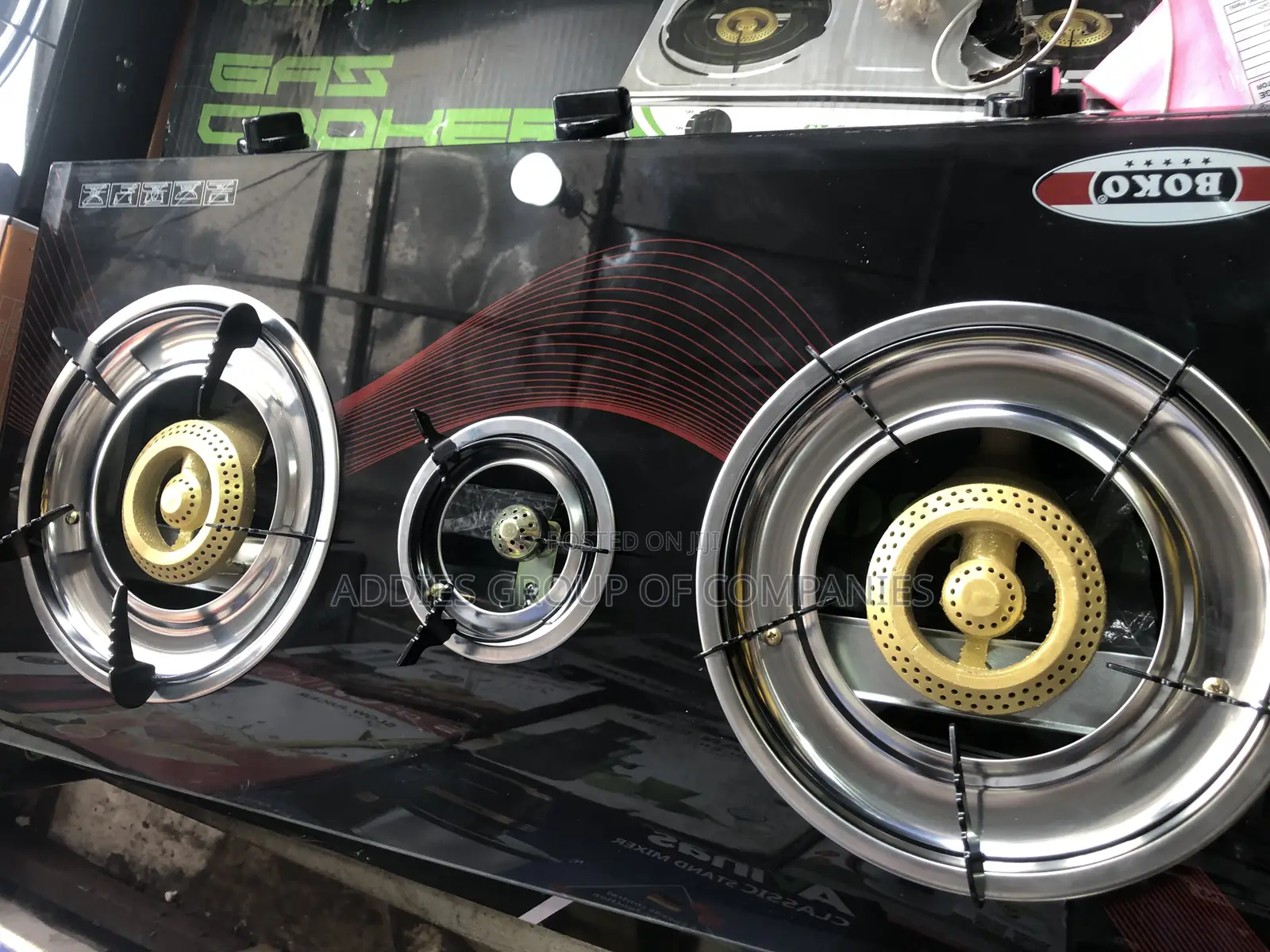 3in1 Glass Stove