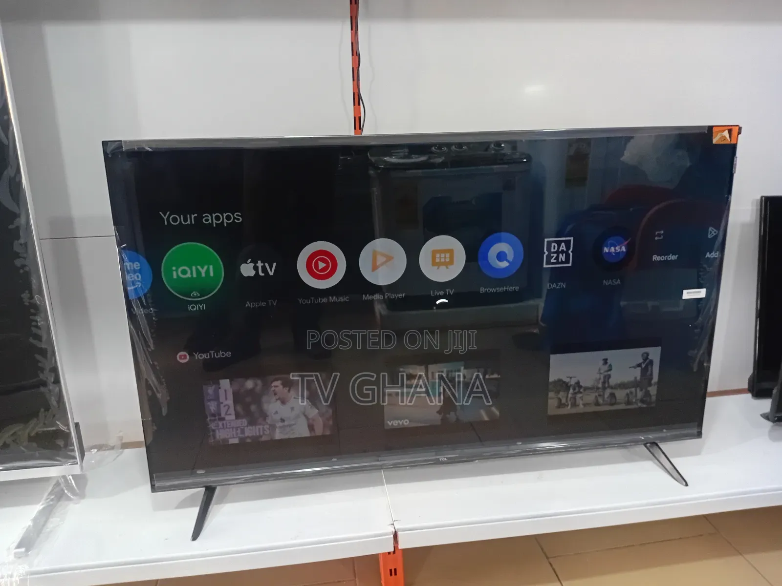 TCL 50” Smart Uhd Tv – Bright Screen, Bold Design