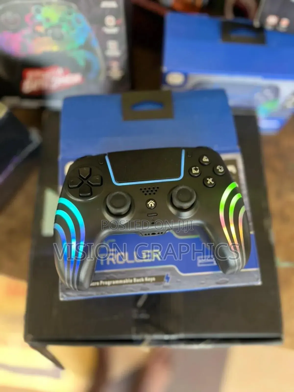 Ps4/Pc Advance Wireless RGB Gaming Controller