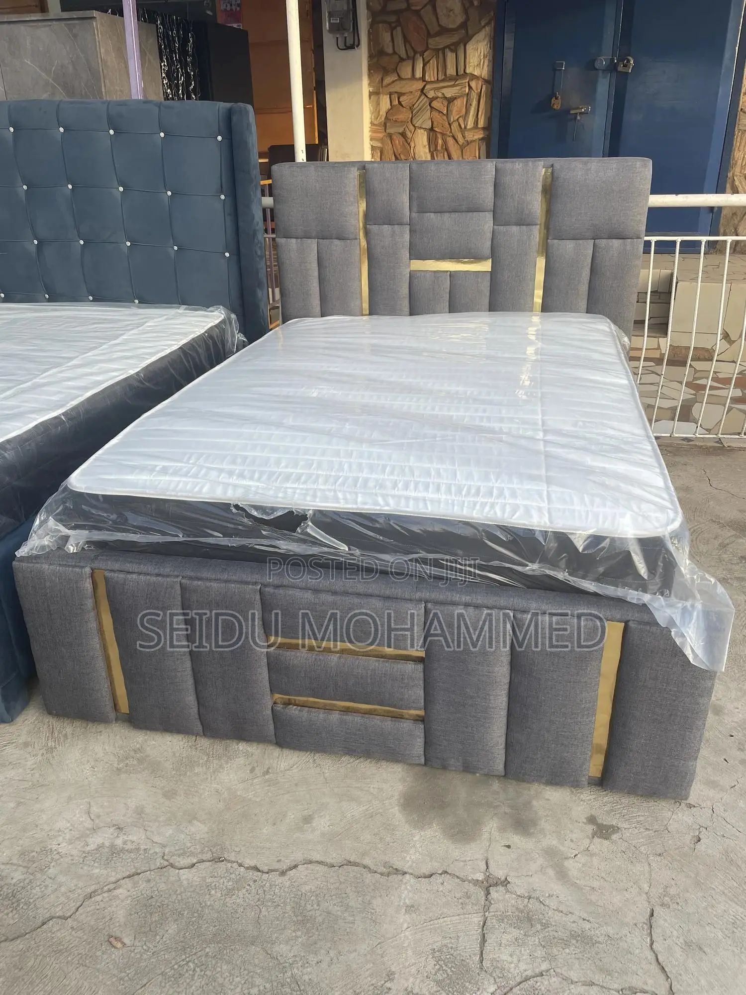 A Design Turkey’S Double Bed Frame With 14 Inches Mattress
