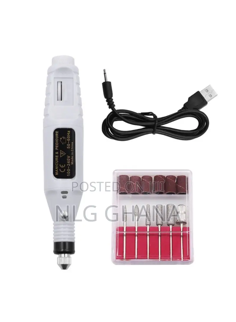 Usb Rechargeable Electric Nail File Hand Foot Care Tool Set. Tvx12184