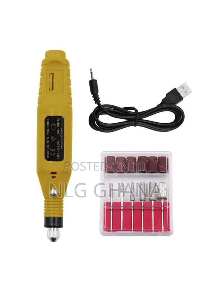Usb Rechargeable Electric Nail File Hand Foot Care Tool Set. Tvx12184